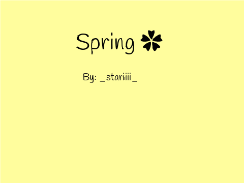 Spring ✿