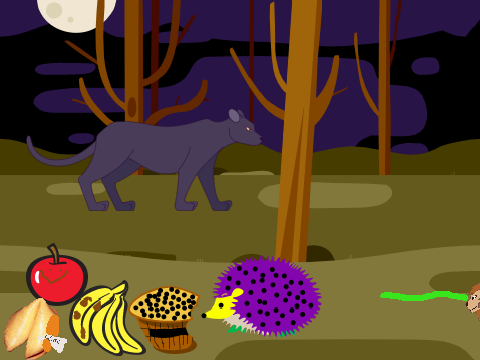 food in the forest