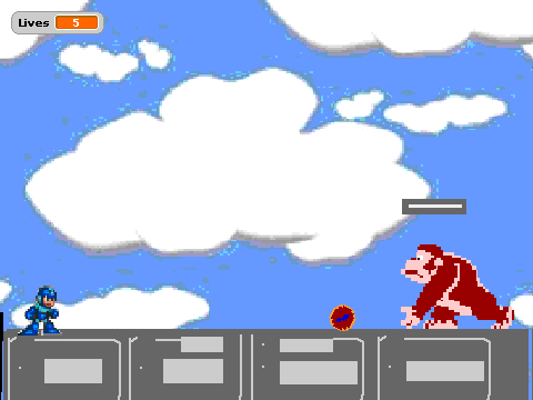 mega man VS donkey kong