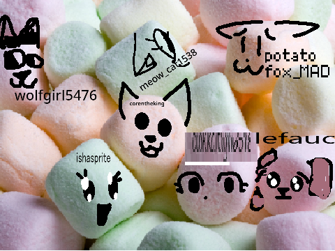 Add yourself as a marshmallow... remix remix remix remix