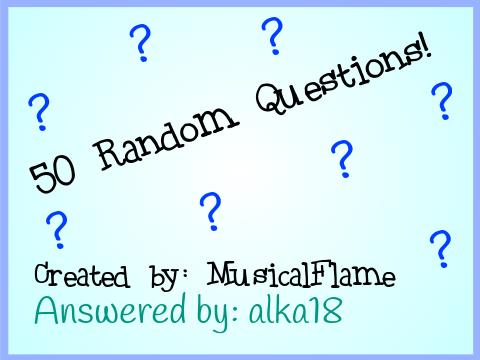 50 Random Questions! remix