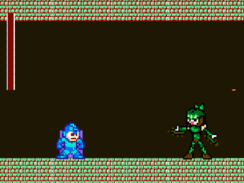 Mega Man Copy Wars Vine Woman Test Battle