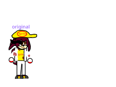 give me your oc and i will make it as annihilate but in this case it is Sprite