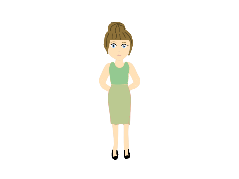 Ms Obby character design