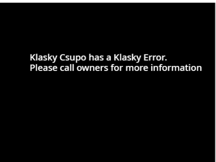 Klasky Csupo Robot Logo Error