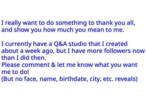 70+ FOLLOWERS?!? HOW?!??!