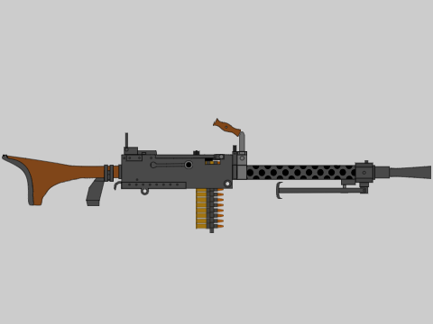 動く M1919A6