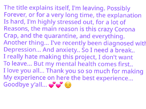 Leaving... 