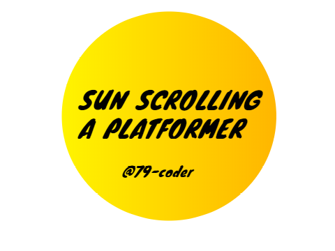 Sun Scrolling A Platformer