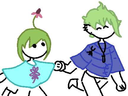 Warm day for two avocados