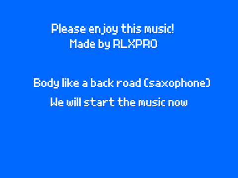 (Body like a back road) Saxophone cover