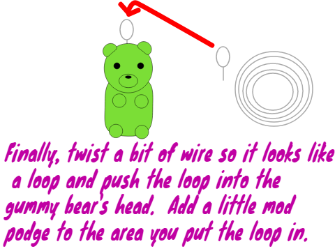 How to Make a Gummy Bear Charm (Using Real Gummy Bears)