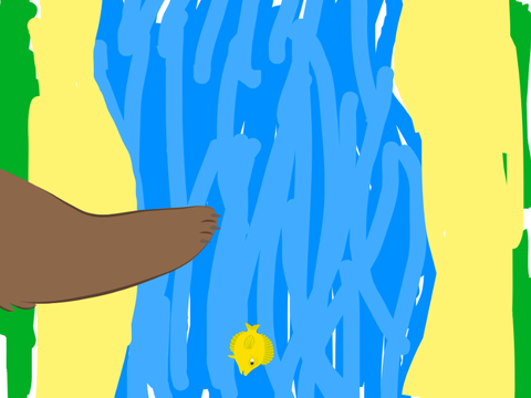 Fish catching game