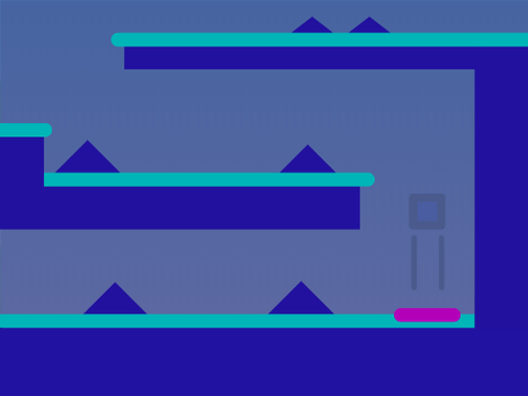 Invisible platformer (mobile friendly)