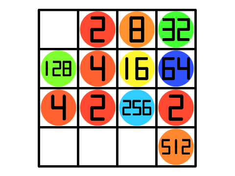 2048 (100%ペン) オートプレイ
