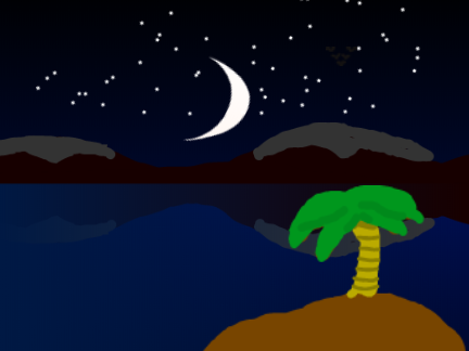 Island Mountain View - A Parallax