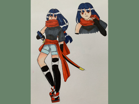 Bamboo sword girl thing