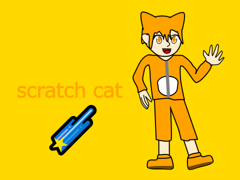 スクラッチキャットの擬人化