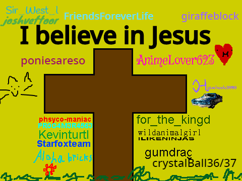 Sign Your Username If You Believe In Jesus! remix
