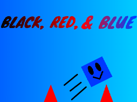 black, red, & blue a pen platformer