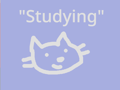★ "studying" ★