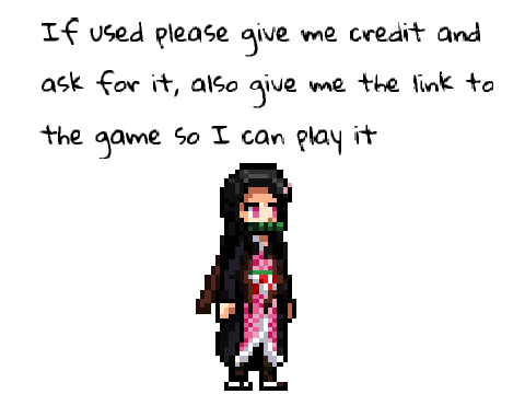 Nezuko Kamado ねずこ かまど Sprite