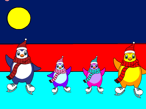 dancing penguins