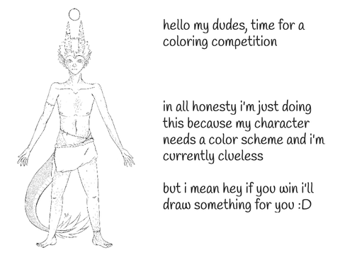 bruh its a coloring contest