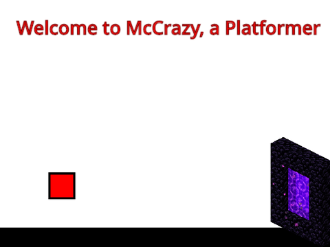 McCrazy!, a Platformer