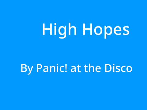 High Hopes MAP