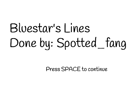 Bluestar's Lines