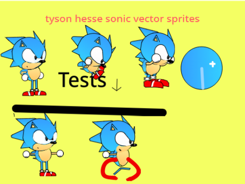 sonic sprites almost finished