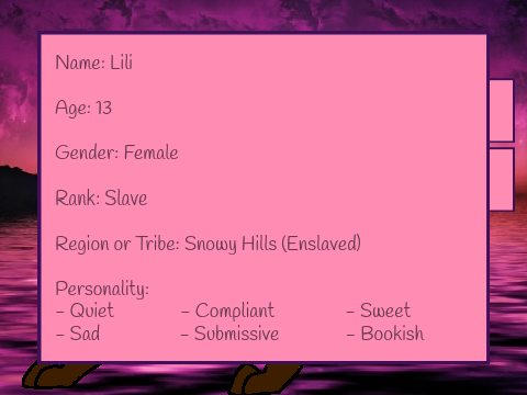 Regions of War /:/ Roleplay Sign up Sheet /:/ Lili