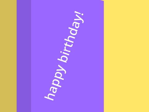 Happy Birthday, my friend!