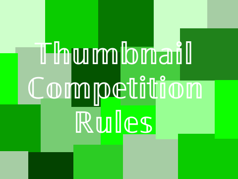 Thumbnail Competitions || By Halt