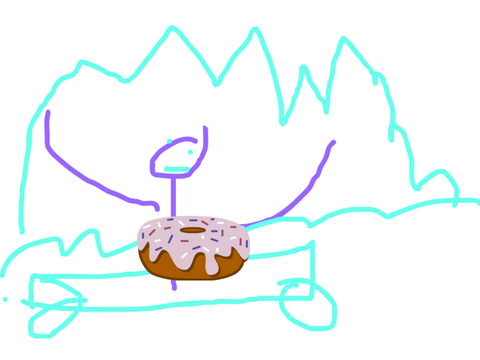 The donut swim