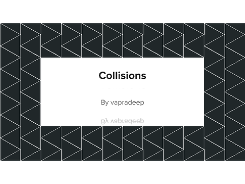 Collision Tutorial