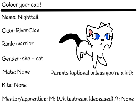 The Three Clans Sign - Up: Nighttail
