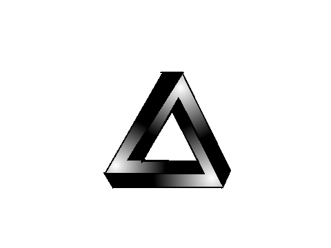 impossible triangle-drawing contest entry
