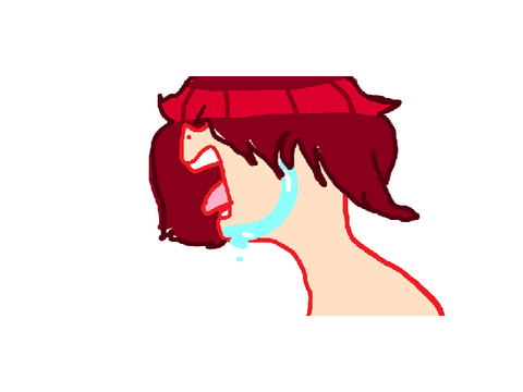 crying art sketchy thing