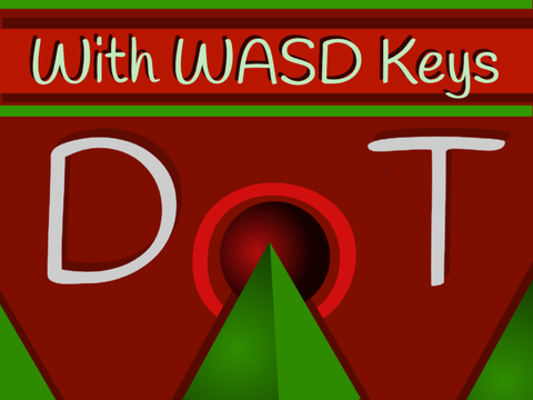 Dot Platformer Red Edition WASD Keys