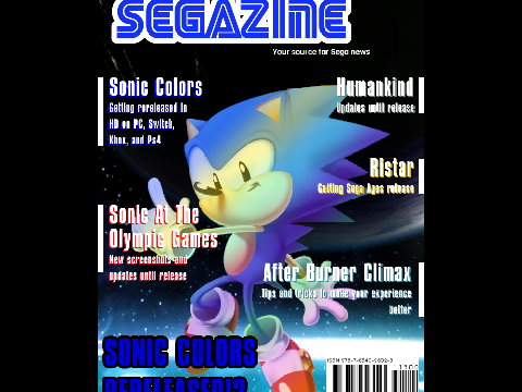 Segazine! (Custom-Made Sega Magazine)