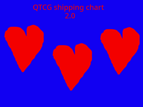 QTCG shipping chart 2.0