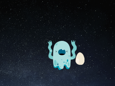 the egg that cracked in space