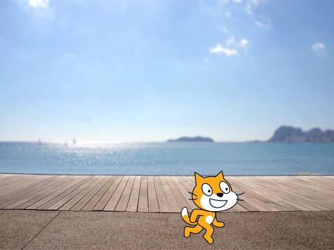 walking cat