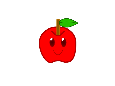 みんなでリンゴを描くリレー　続けぇ！ rukaso