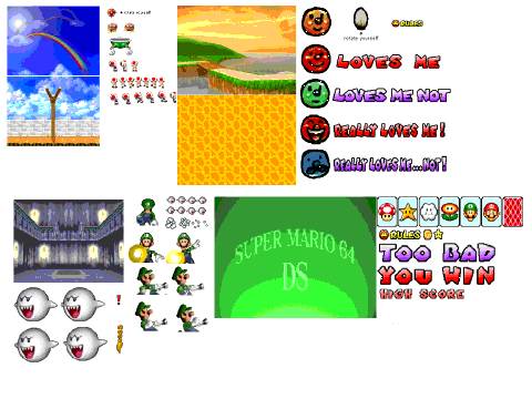 mario 64 ds sprites