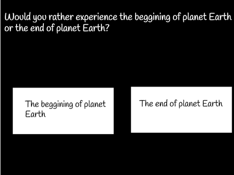 WOULD YOU RATHER QUESTION 9!