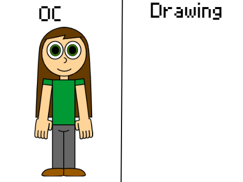 Give me you OC and i will draw it. remix