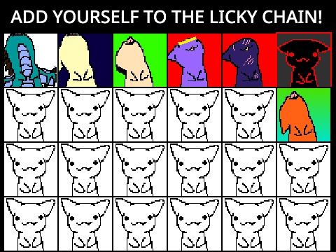  Add yourself to the Licky chain! (7 lickys)  remix remix